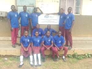 Disciplined students at Ejome Secondary School
